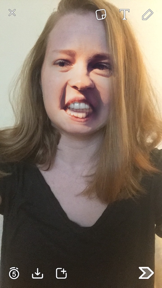 Illustration for article titled Snapchat’s New Face-Swap Feature Is a Good Reminder of All the Weird Shit in Your Phone’s Camera Roll